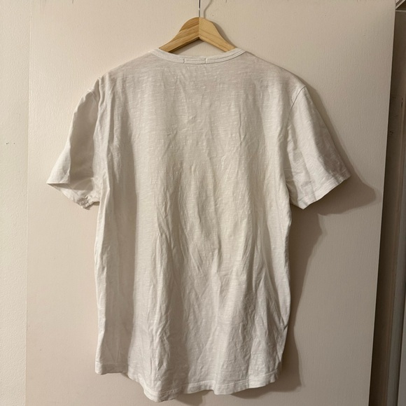 Buck Mason slub curved hem t shirt - Picture 2 of 2